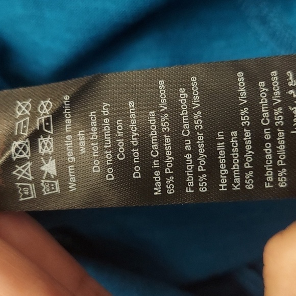 NEW AVENUE Fit-n-Flare Sleeveless Tank in Mykonos Blue sz 14 - Picture 12 of 12